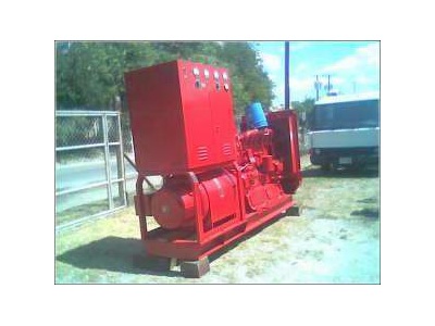 50 K.W. genset Multi fuel 800 Orig hrs.