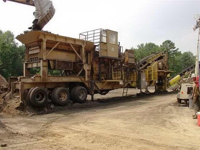 1996 Irock RDS150 portable rock crusher