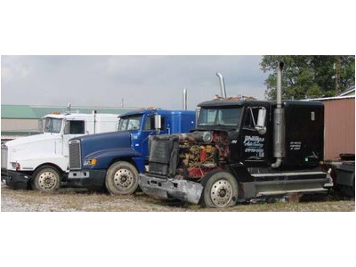 Semi Tractors For Parts
