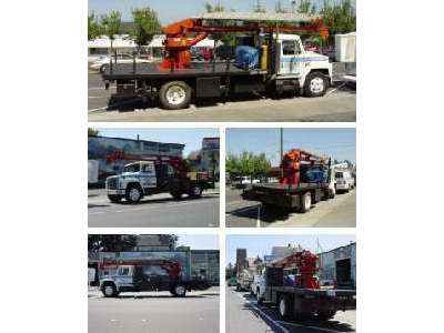 64 Skyhhok truck mounted crane