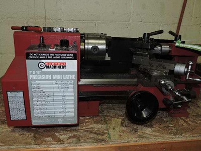 Central Machinery mini bench top lathe