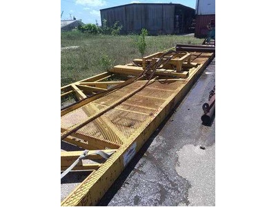 Container Frames Damaged and 20 Foot Trailer