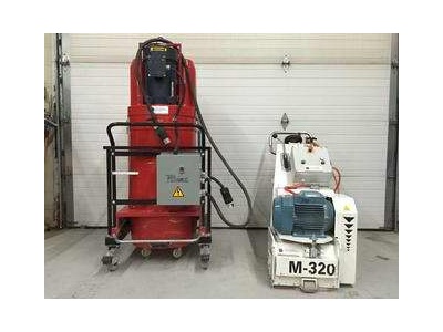 AirTec SM-320 Roto-Master Concrete Shaver & Vacuum