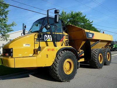 CAT 773F, VOLVO A40F/A30F, VOLVO A25E