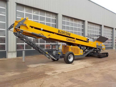 NEW RADIAL TRACKED STOCKPILE CONVEYOR