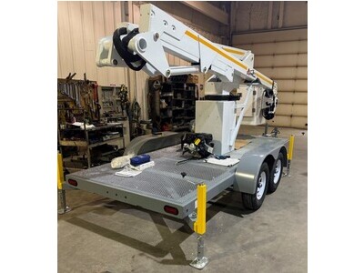 New Trailer with Aerial lift installed