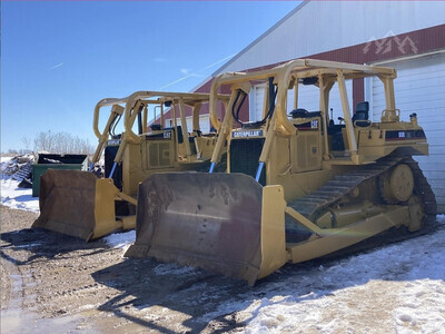 (2)1998 Caterpillar D6R XL Crawler Dozer
