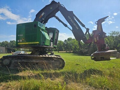 2018 John Deere 859M Track Feller Bunche