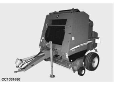 John Deere 852 Round Baler