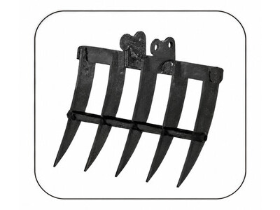 500mm Mini Excavator Rake - $225