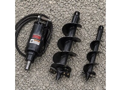 Mini Excavator Auger 8in & 12in - $750