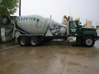 10yd ready mix, Mack Booster truck