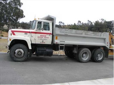 1980 Ford LT9000 Dump Truck w/ Trailer &
