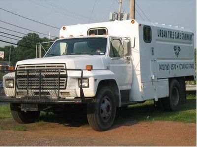 1990 Ford F600 Chip Truck