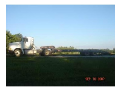 1993 Freightliner and Lowboy