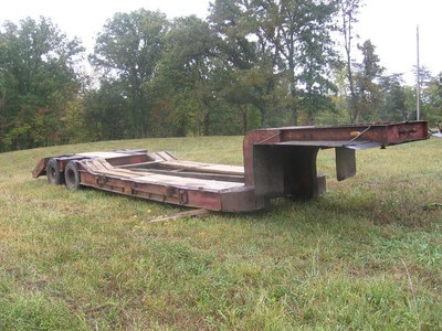 Lowboy Tandem Axle Trailer 25 Ton 33
