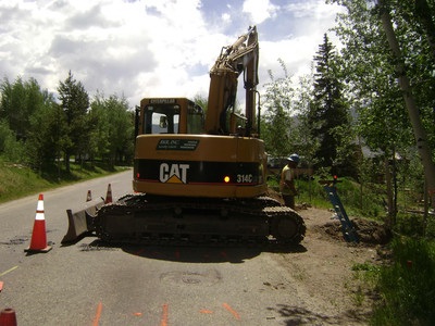 2004 CAT314 with Thumb