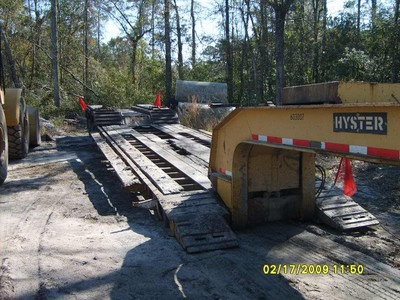 Hyster Lowboy trailer
