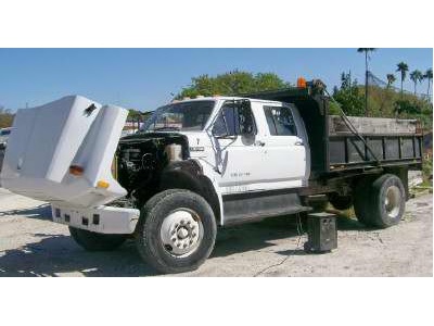 1986 Ford Crew Cab Dump Truck 