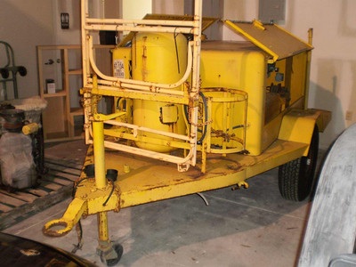 Trailer generator and air compressor