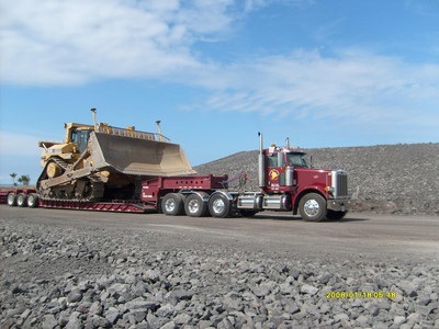 heavy equipment hauling