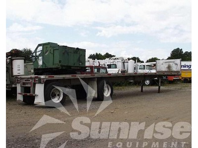 ravens, flatbed tractor trailer 