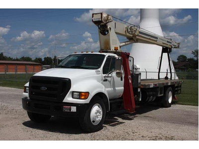 2005 Ford F750 17-Ton Hydraulic Crane