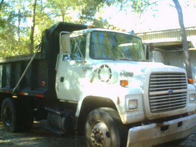 Ford L8000 Dump Truck/Low Boy Trailer