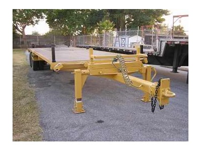 Flatbed Extendable Pole Trailer