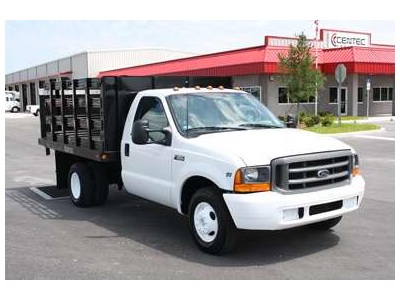 1999 Ford F350 Flatbed Stake Truck 47570