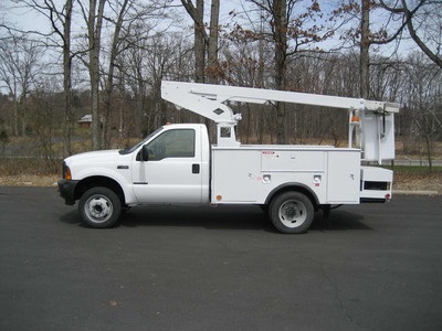 2001 FORD F450 S/DUTY; VERSALIFT BUCKET