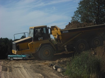 Cat D250E Articulated off road truck