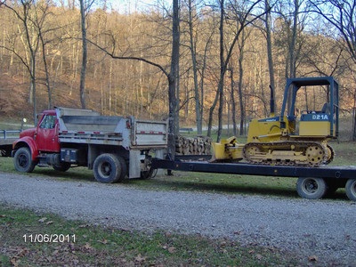 1990 International Dump Truck / Trailer