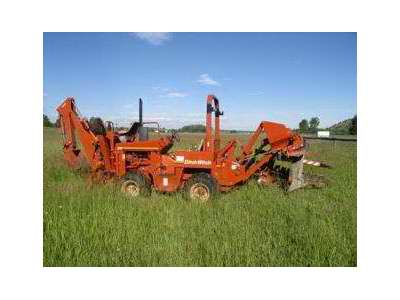 5110 Ditch Witch Vibratory Plow, Backhoe