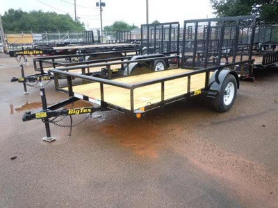 6.5x12 Single Axle Utility Trailer 11196