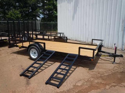 7x14 Side Load Utility Trailer (29057)