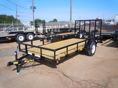 6.5x14 Single Axle Utility Trailer 22820